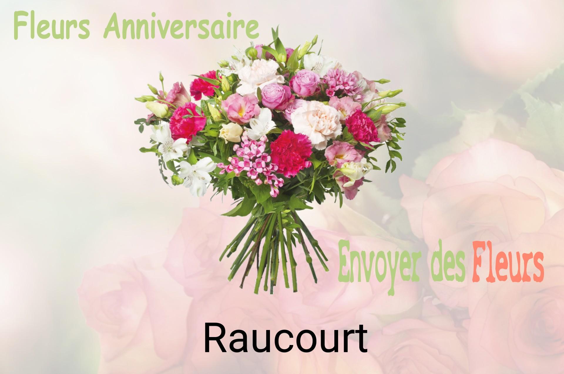 Bouquet de fleurs d’anniversaire livré à Raucourt
