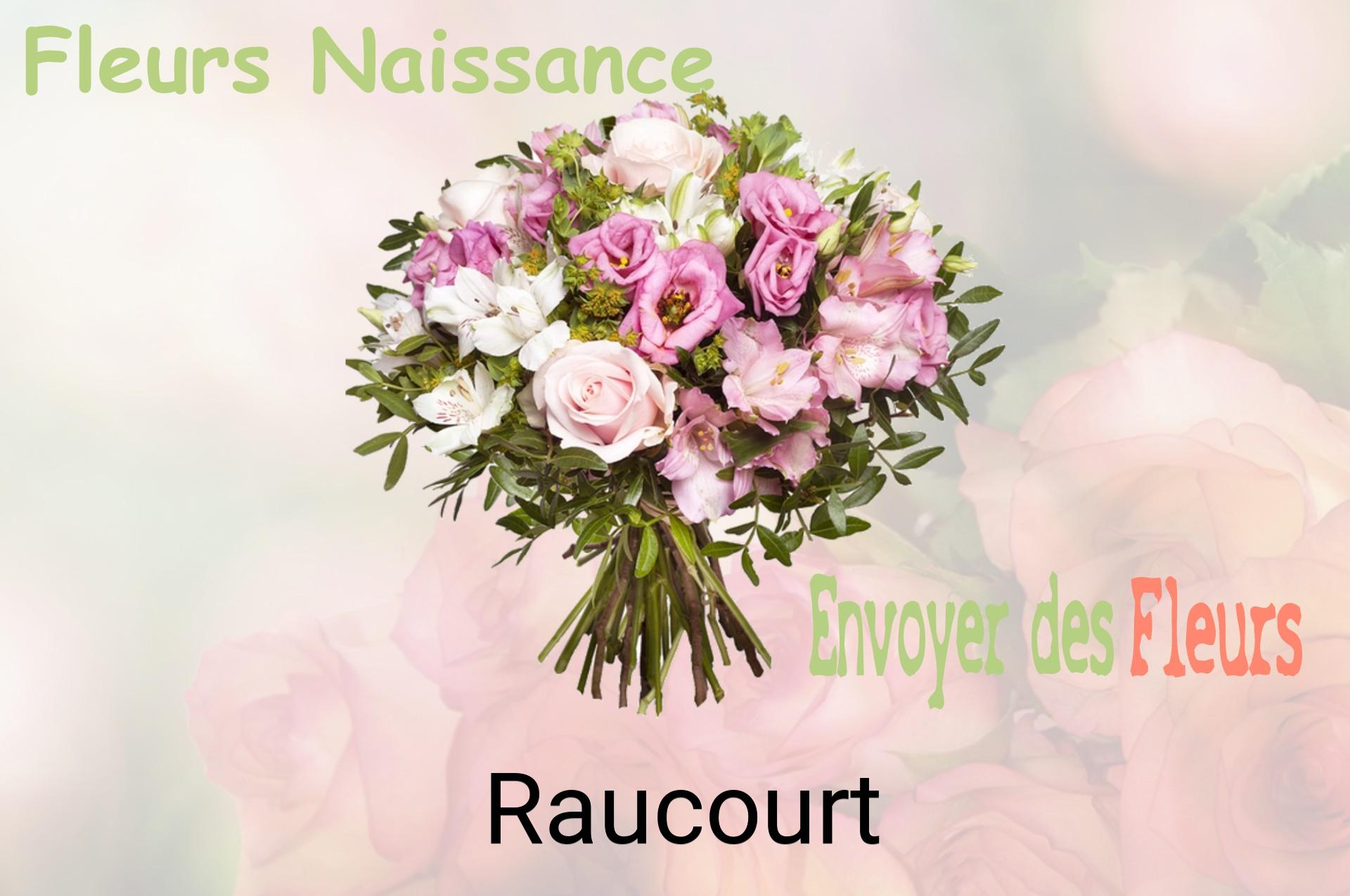 Bouquet de fleurs de naissance livré à Raucourt